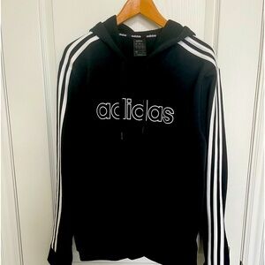 Hooded Adidas Sweat Top ( like new ).
